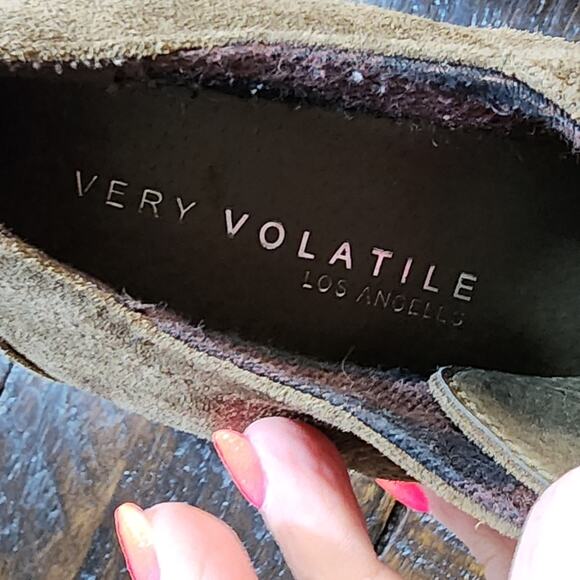 Very Volatile‎ suede leather Oxford flats Women's size 8 - Picture 9 of 9